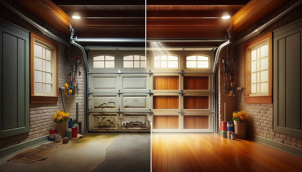 Garage door work in Pasadena