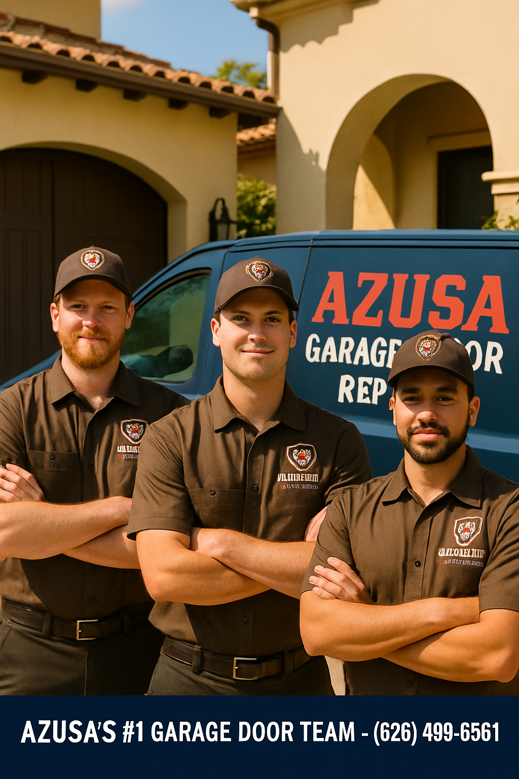 Professional garage door team in Azusa