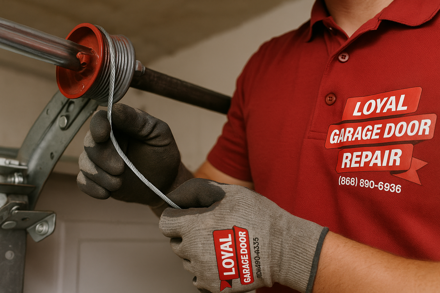 Garage Door Cable Repair in Pasadena