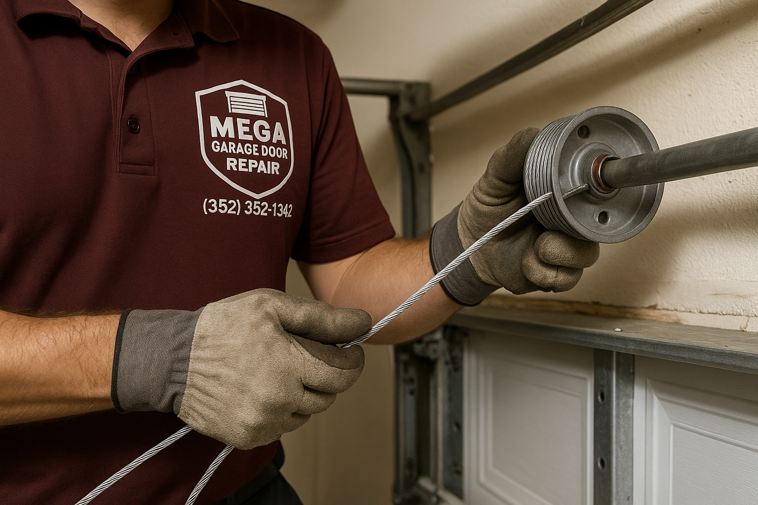Garage Door Cable Repair in Chino