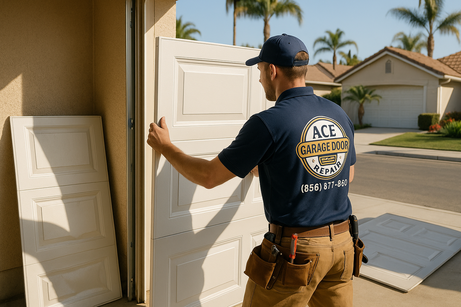 Garage Door Panel Replacement in Lynwood