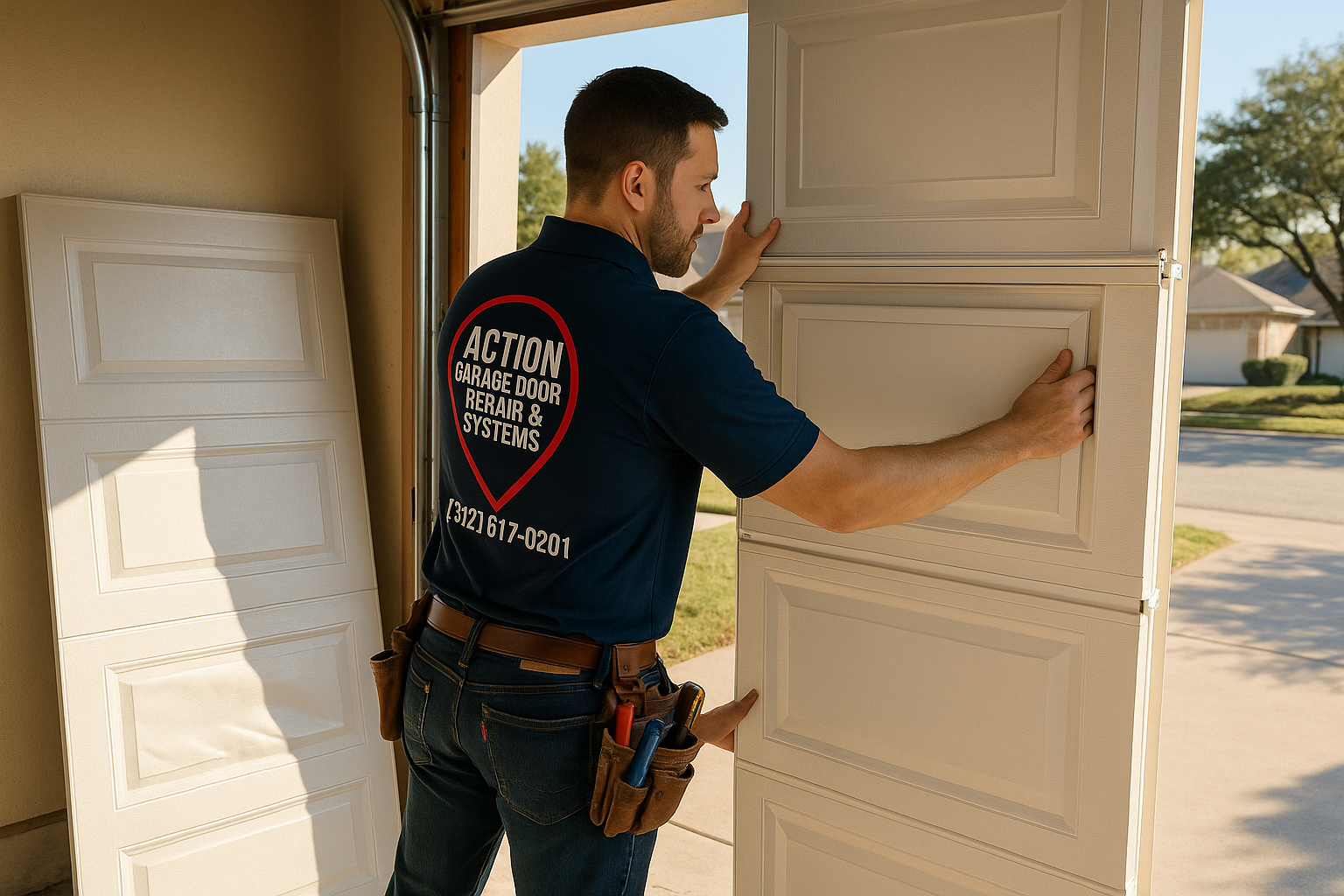 Garage Door Panel Replacement in Villa Park