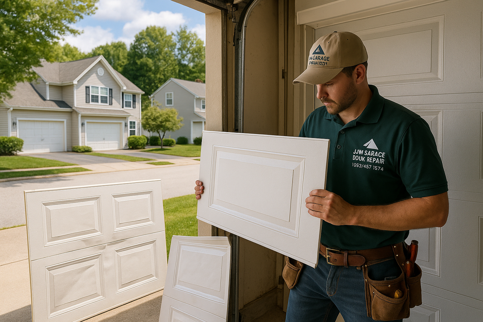 Garage Door Panel Replacement in San Marino