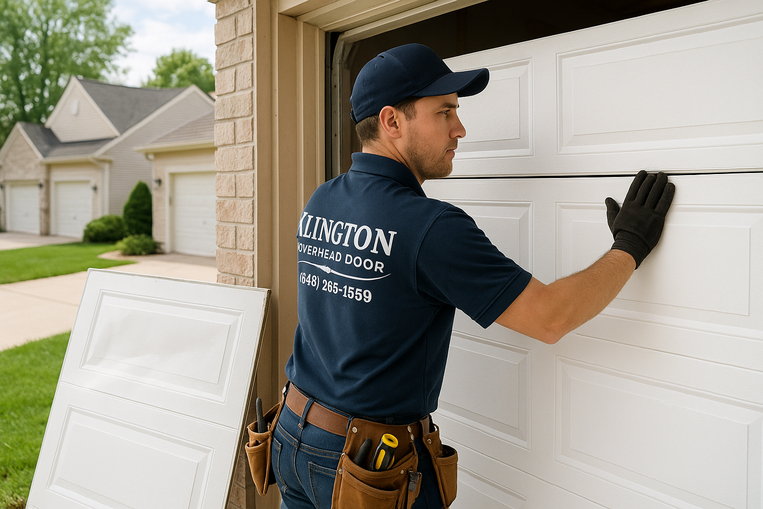 Garage Door Panel Replacement in Upland