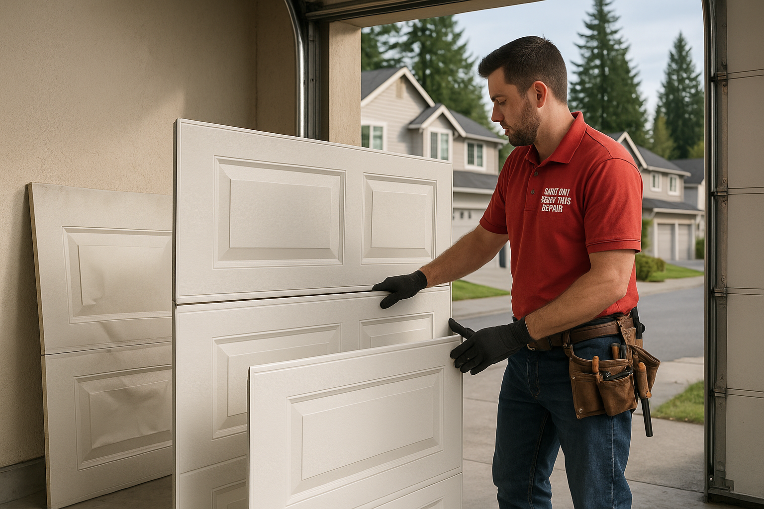 Garage Door Panel Replacement in Cerritos