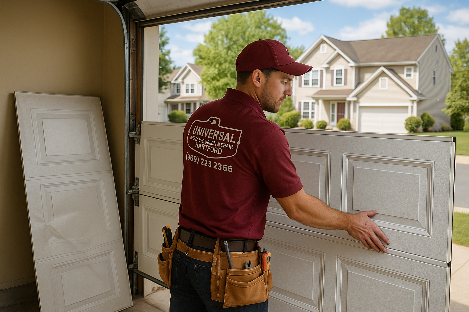 Garage Door Panel Replacement in South Pasadena