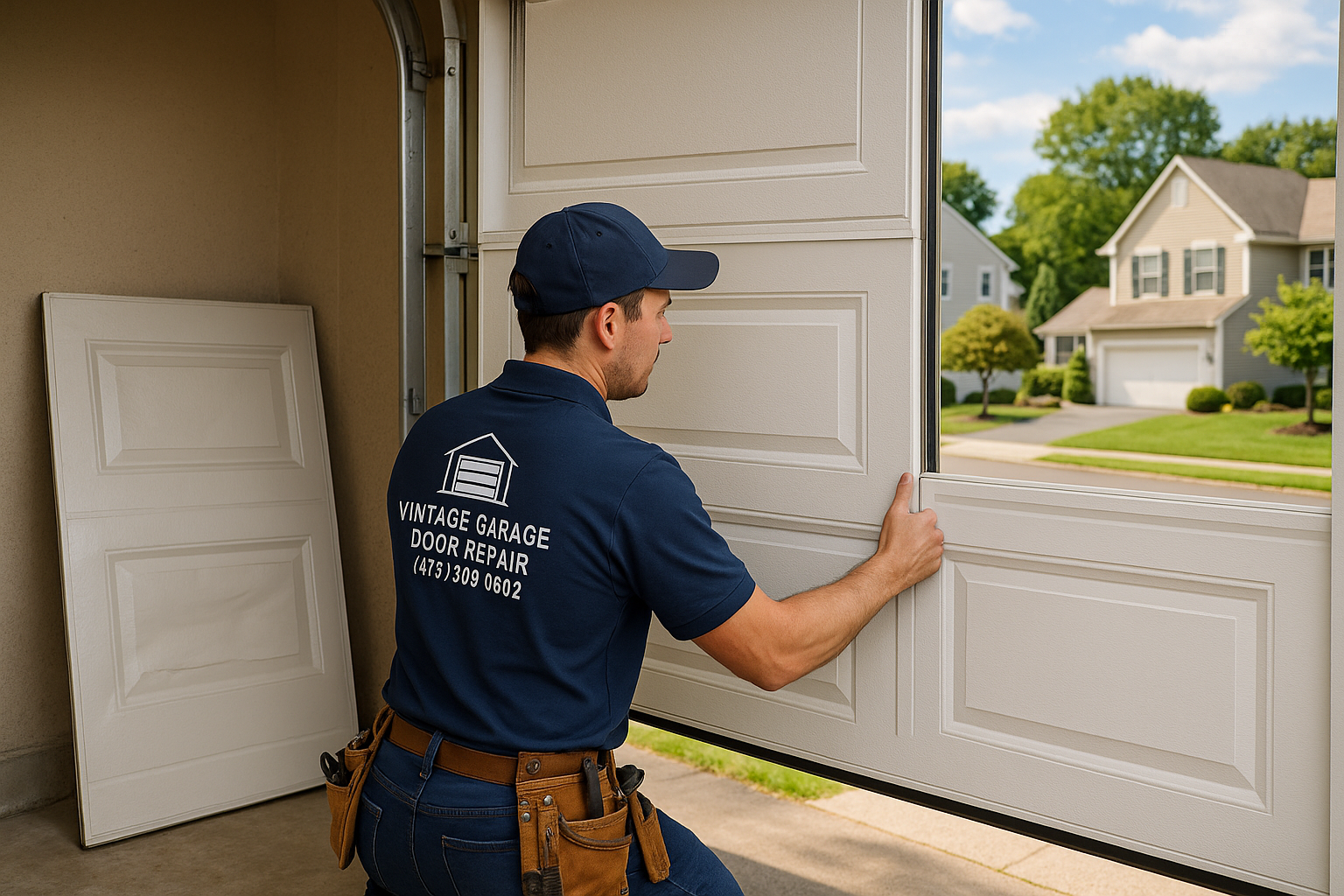 Garage Door Panel Replacement in Irwindale