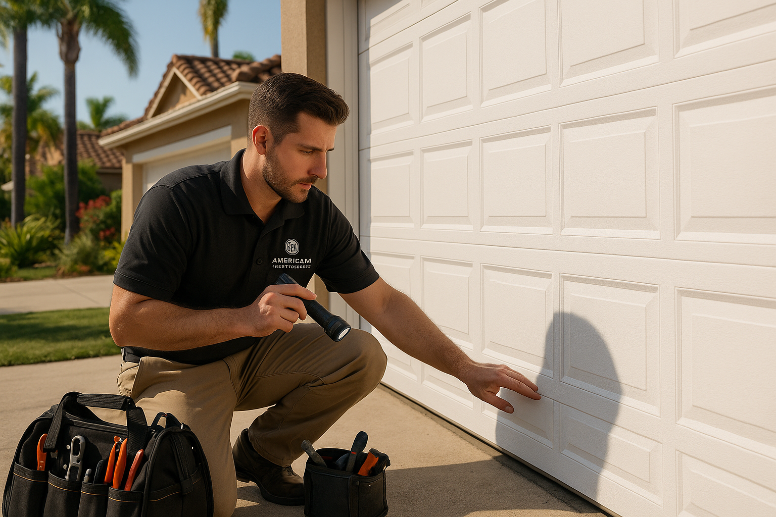 Garage door work in Firestone Park