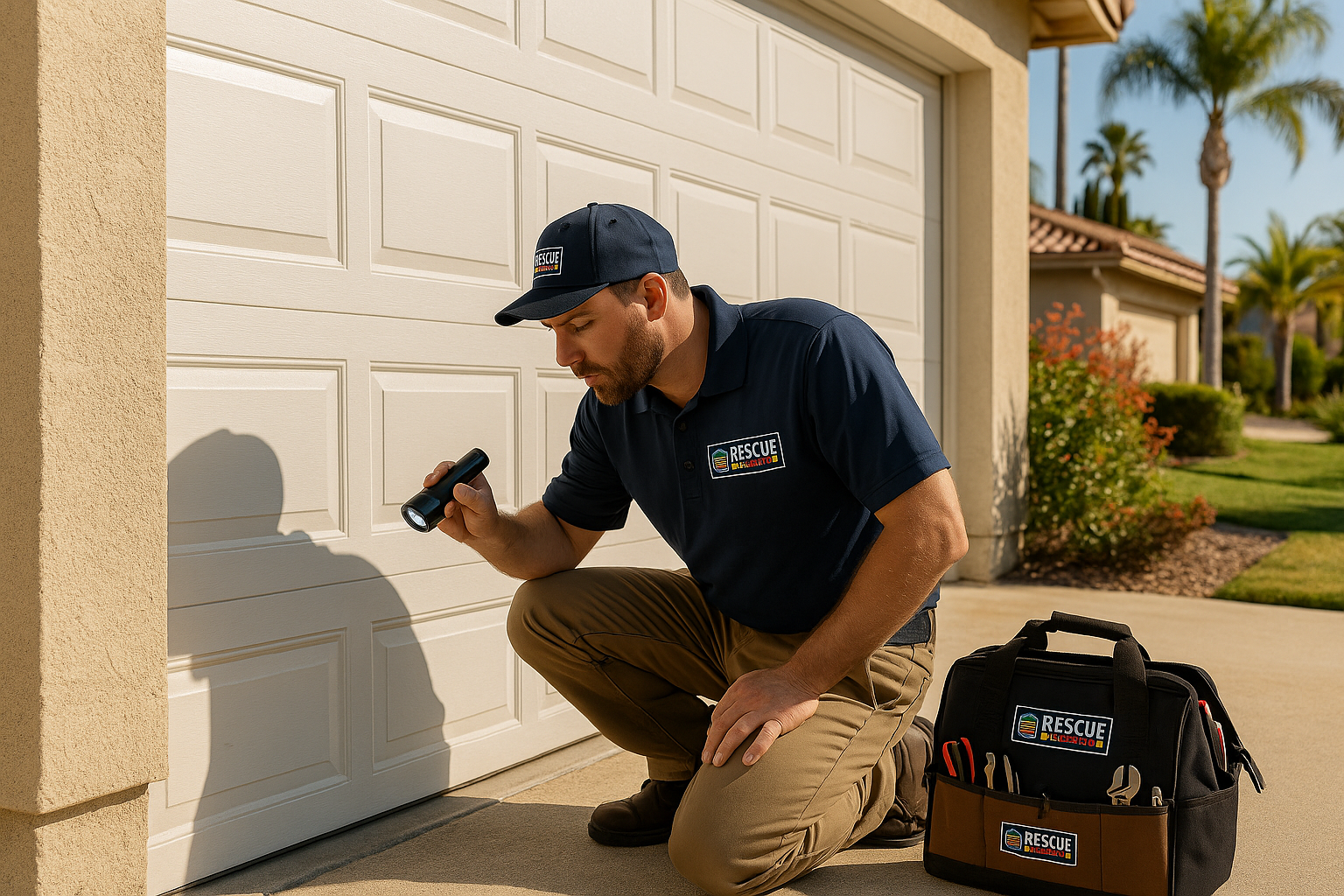 Garage door work in La Palma