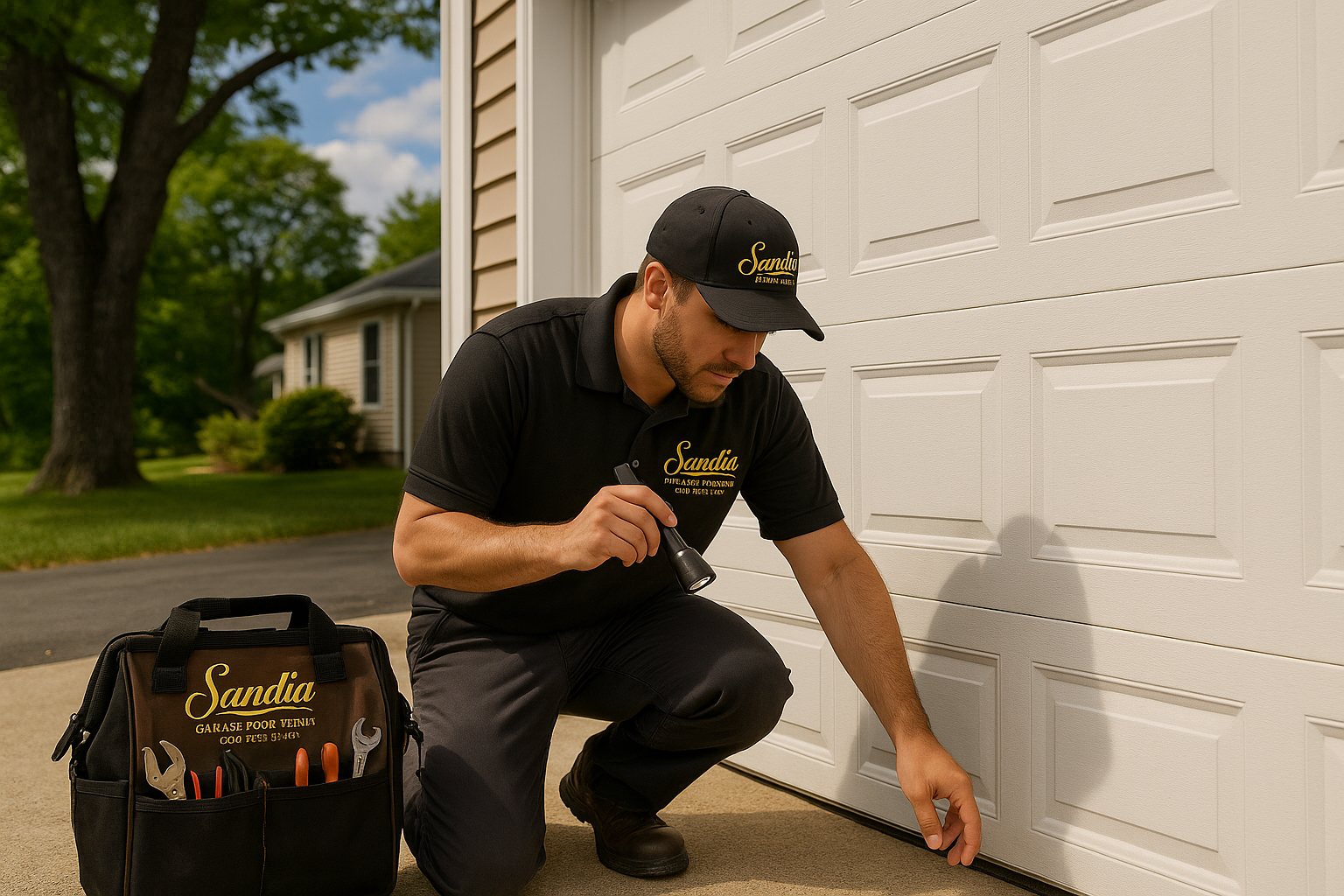 Garage door work in Downey