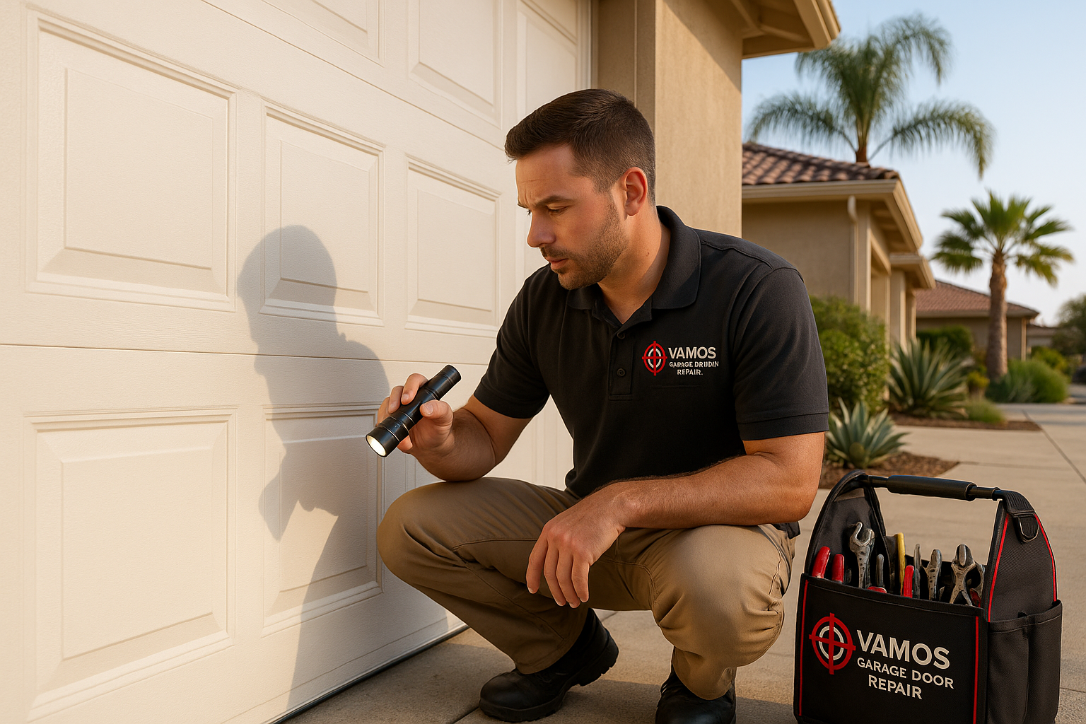 Garage door work in Pasadena