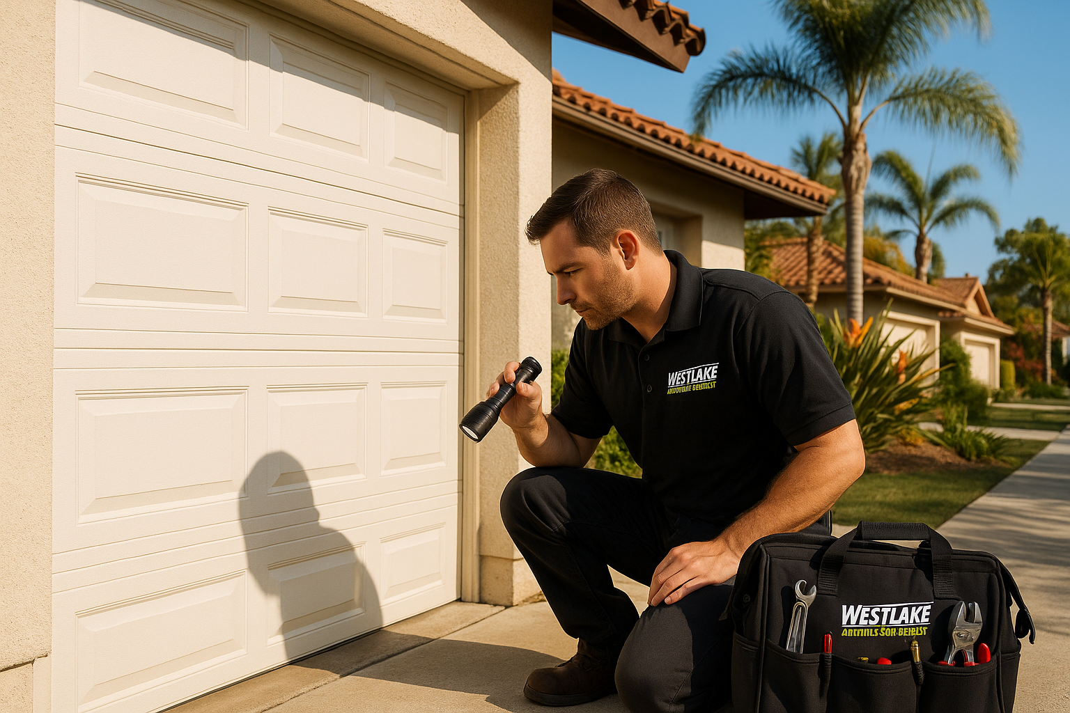 Garage door work in Vernon