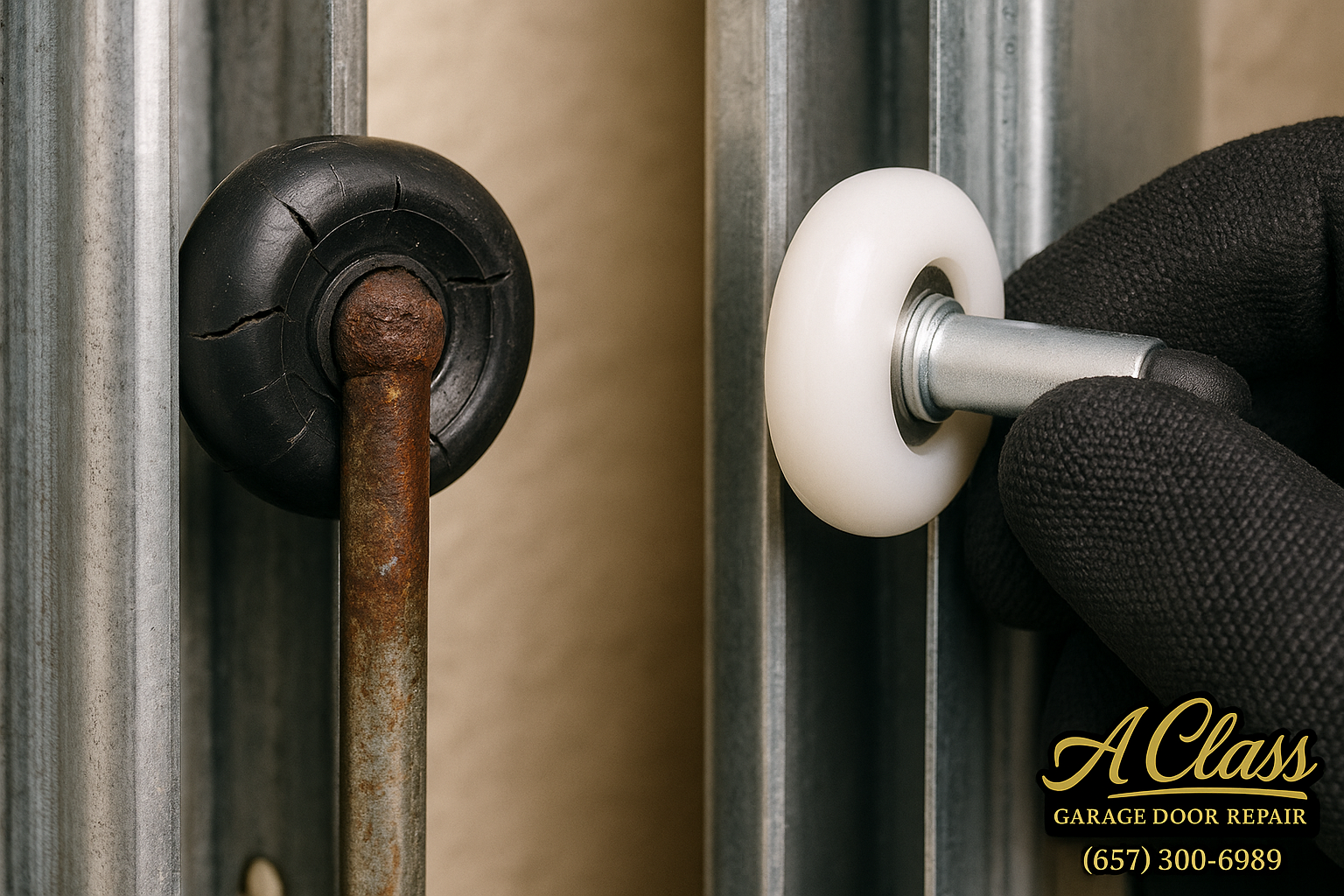 Garage Door Roller Replacement in Monrovia