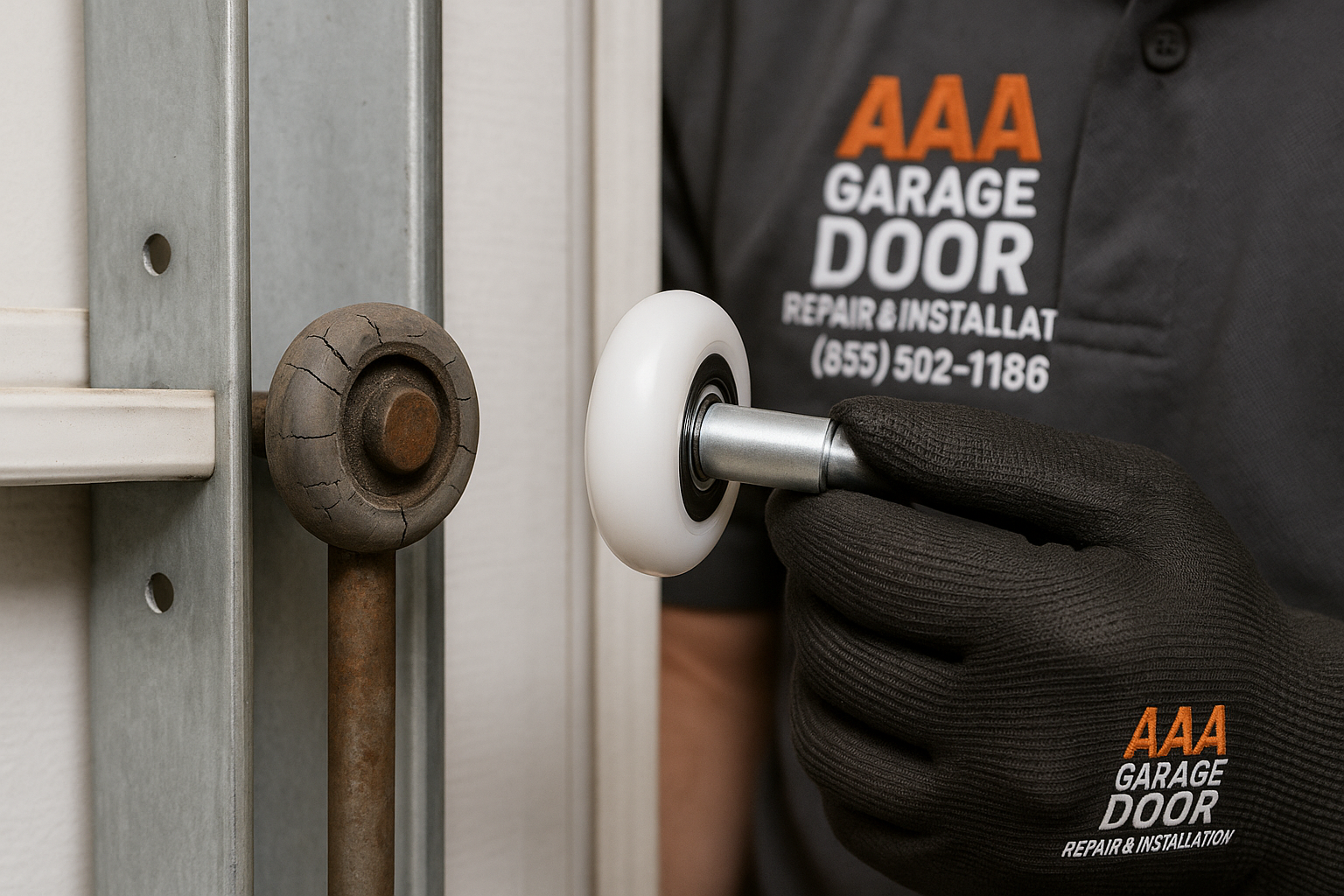 Garage Door Roller Replacement in Diamond Bar