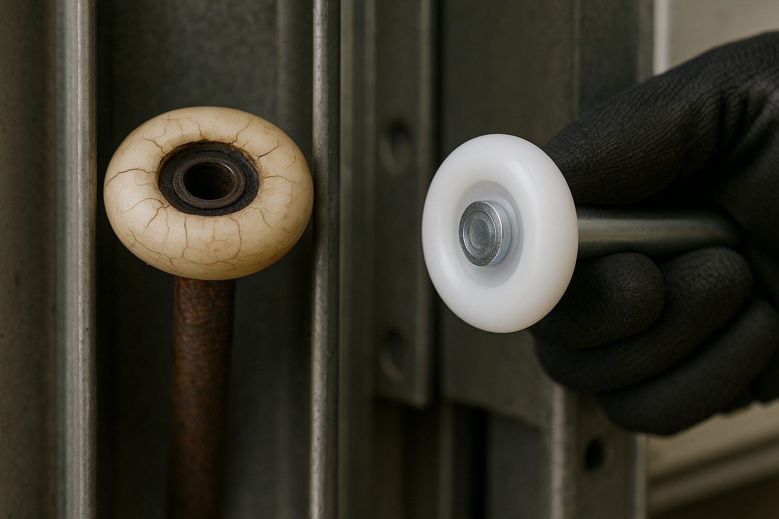 Garage Door Roller Replacement in Brea