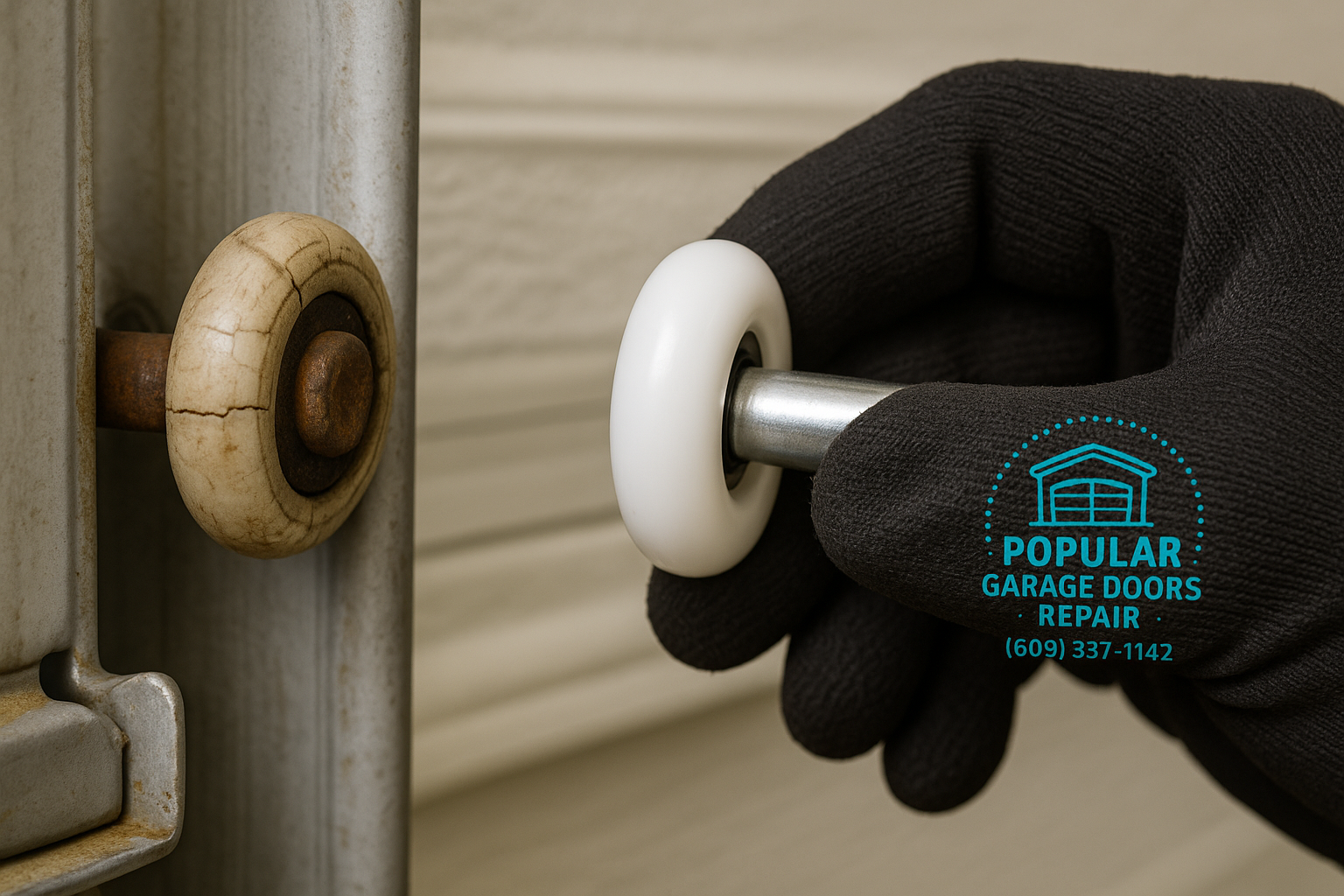 Garage Door Roller Replacement in Downey