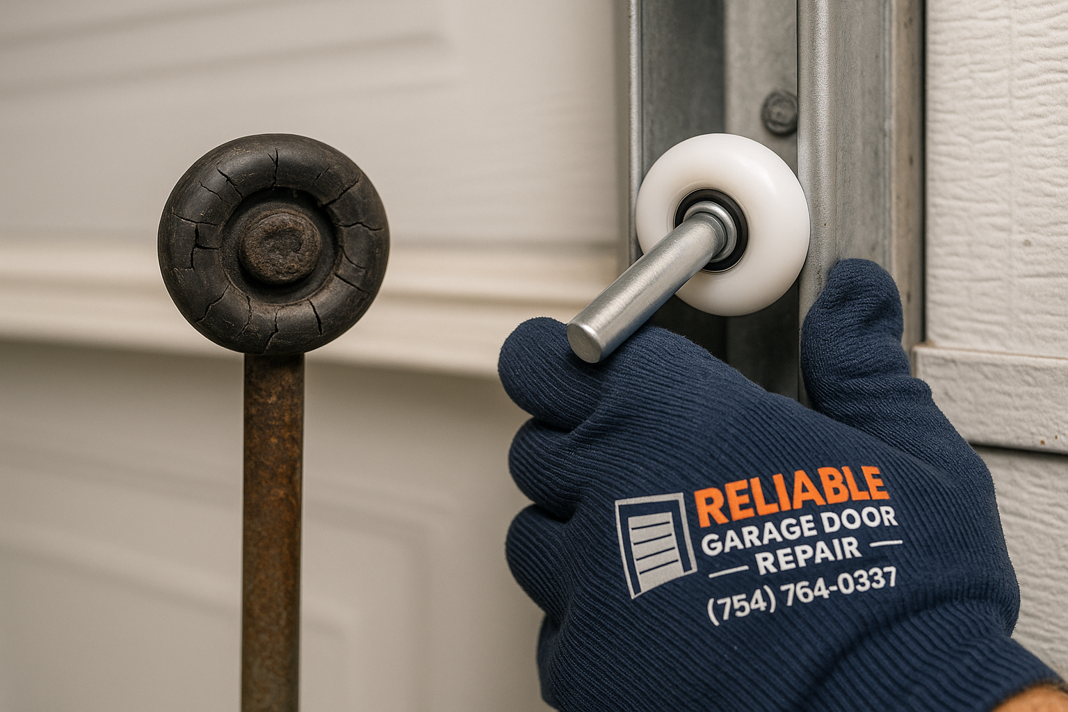 Garage Door Roller Replacement in Irwindale