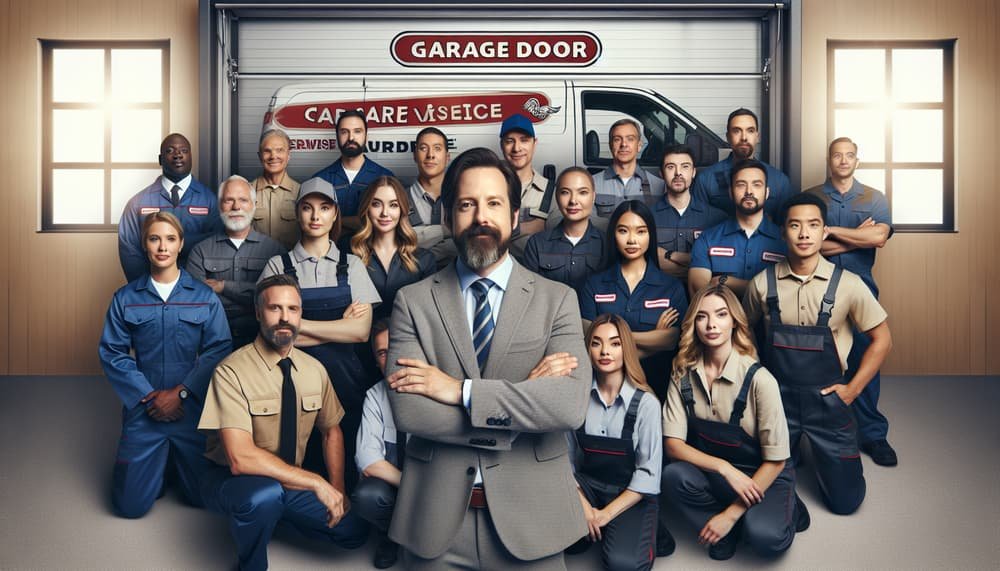 Professional garage door team in Azusa