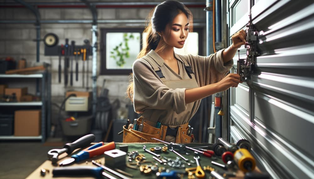Garage door work in Brea