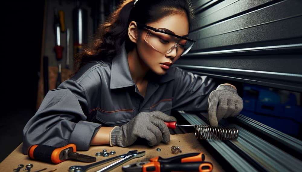 Garage door work in Downey