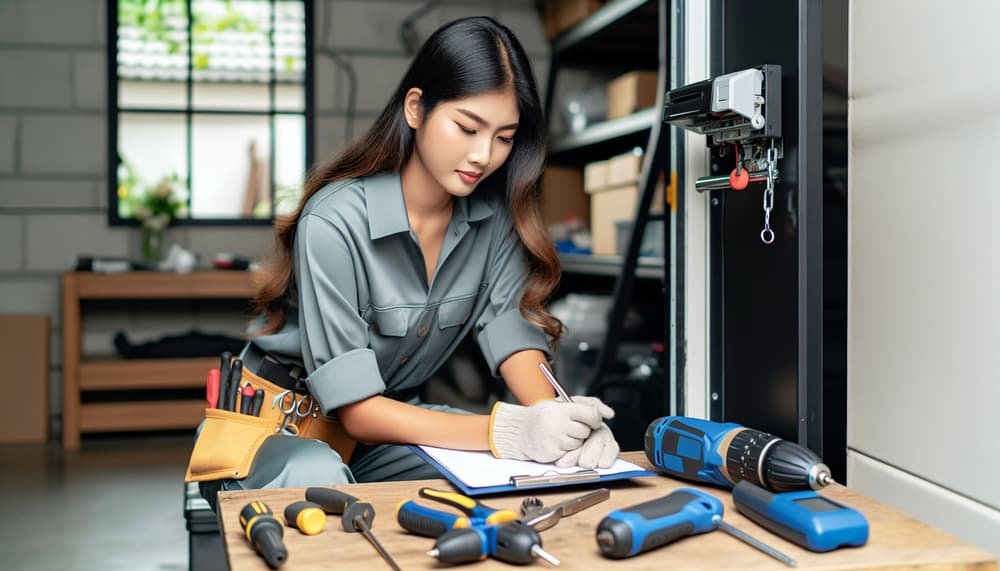 Garage door work in Fullerton