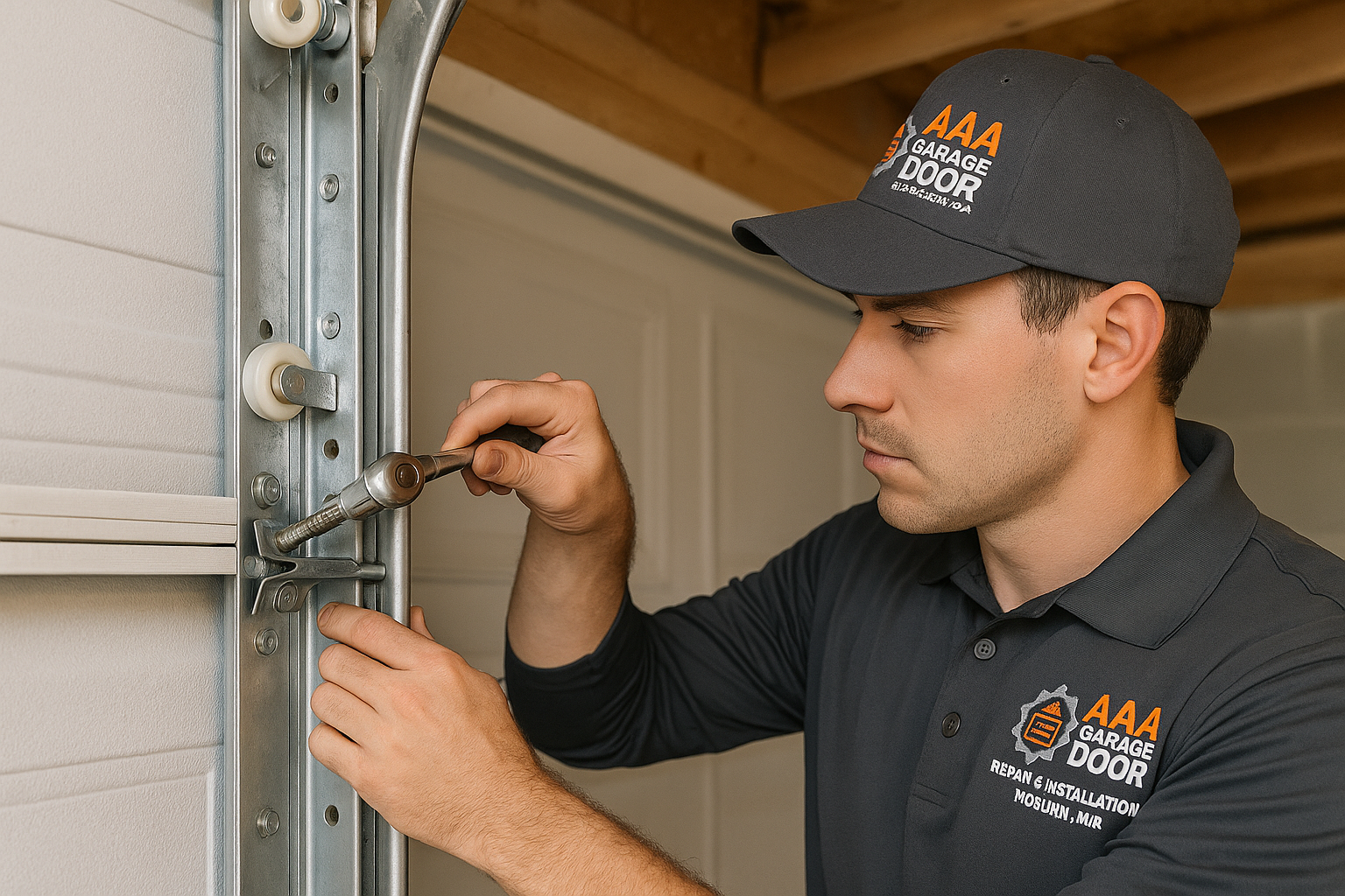 Garage Door Track Repair in Glendora