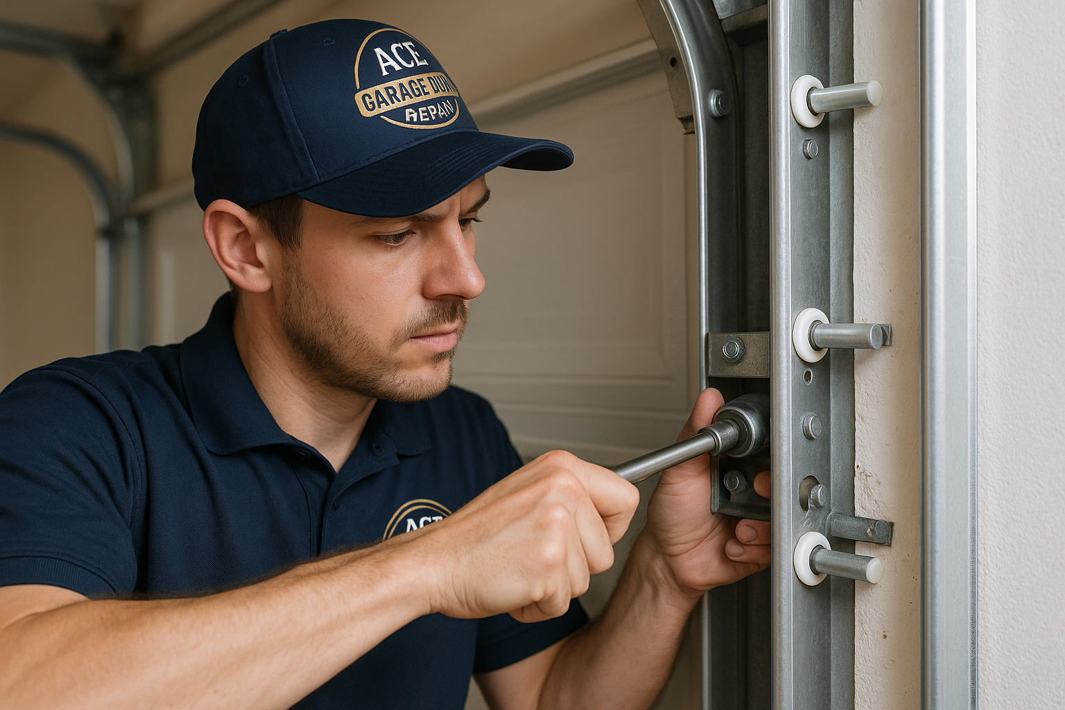 Garage Door Track Repair