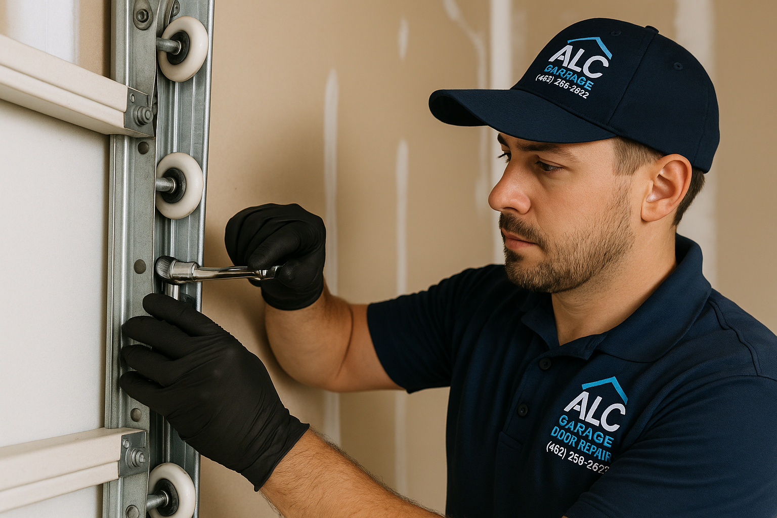 Garage Door Track Repair in Downey