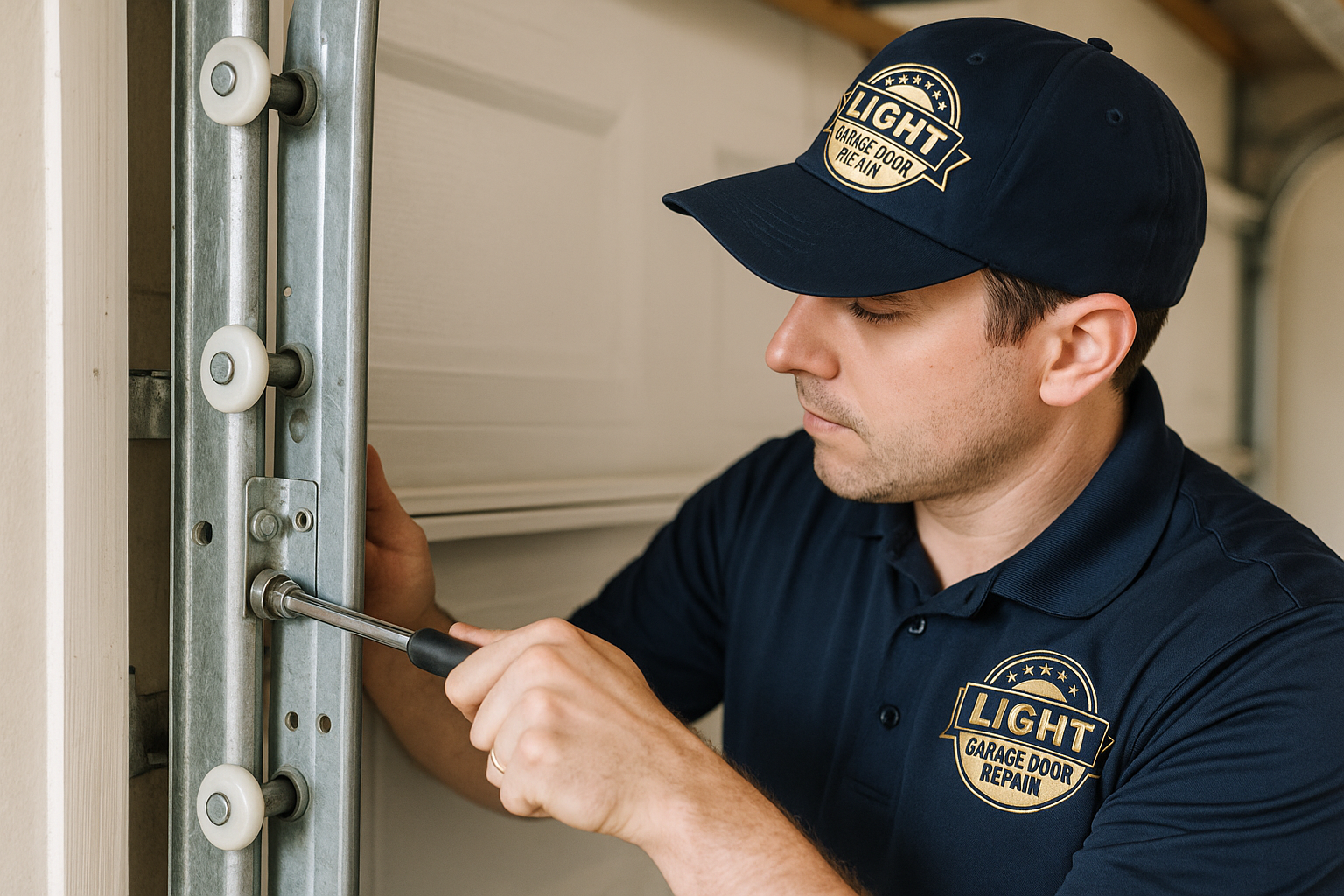 Garage Door Track Repair in Temple City
