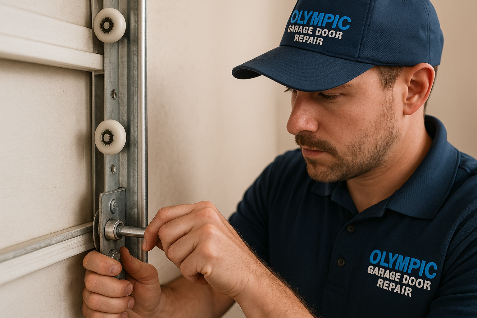 Garage Door Track Repair