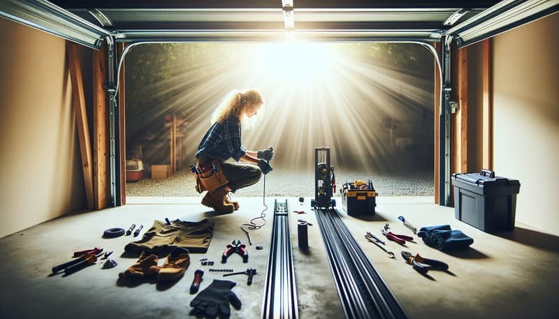 Garage Door Track Repair in San Gabriel