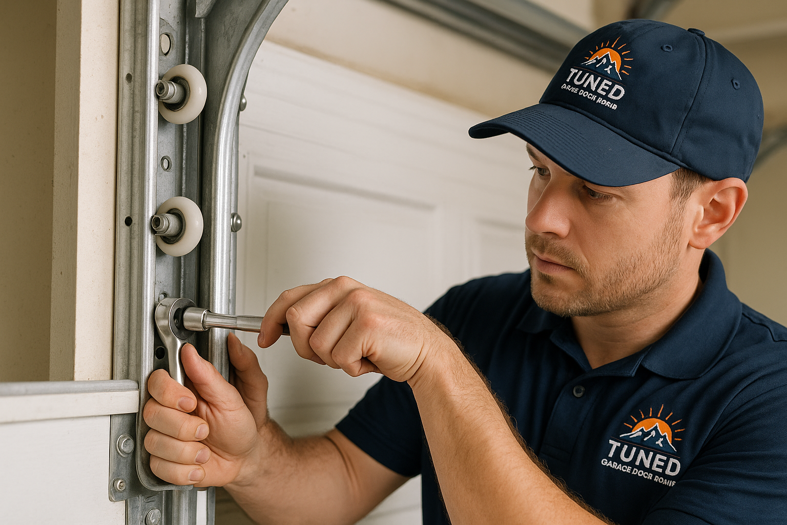 Garage Door Track Repair in Alhambra
